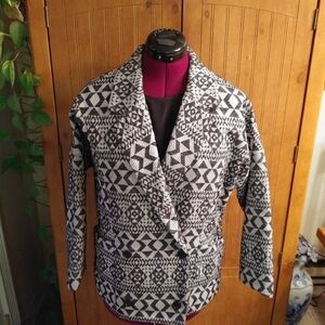 Gap Double Breasted Aztec Tribal Jacket